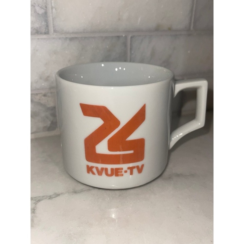 KVUE-TV 24 Coffee Mug Channel News Station Austin Texas Vintage